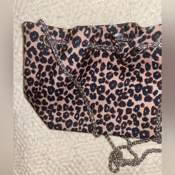 Crossbody Animal Print Pocketbook on chain cellphone  small item bag - Picture 8 of 13